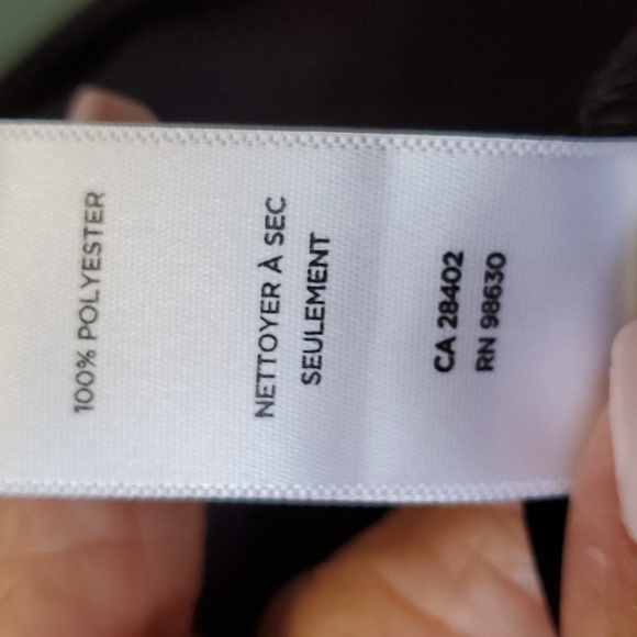 LILLAP BLACK SHEER TOP, size large. Ruffle. Excellent condition. Long sleeves. - Picture 8 of 9